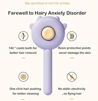 Pet Hair Removal Brush for Cats and Dogs