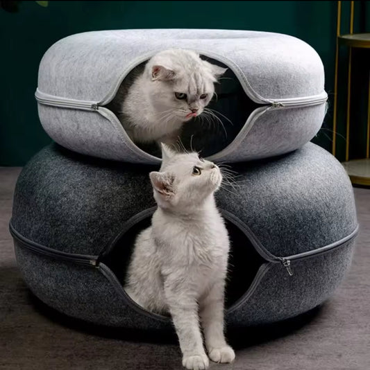 Cat Donut Tunnel Bed