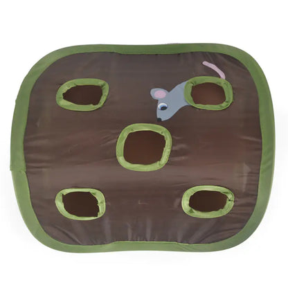 Cat Toy with Bell and Nine Holes for Fun Play