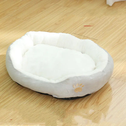 Washable Round Pet Kennel for Cats and Dogs