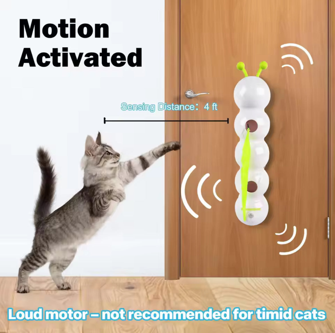 Smart Sensor Cat Teaser Toy