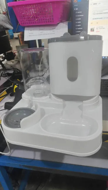 Automatic Pet Feeder and Water Dispenser Bowl