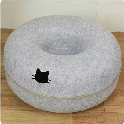 Cat Donut Tunnel Bed