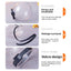 Transparent cat grooming mask – view 5