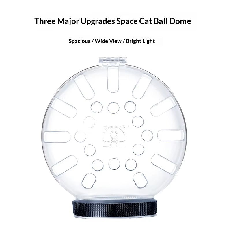 Transparent cat grooming mask – view 8