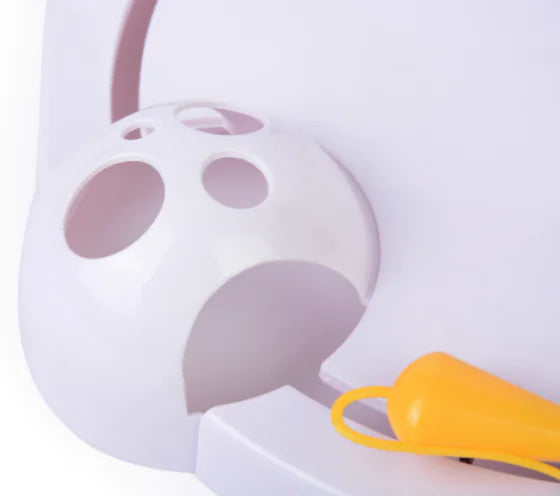 Electric Cat Toy with Castle Mouse Spinning Wheel