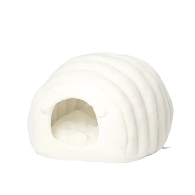 Warm Semi-closed Cat Bed Igloo Cave Sleeping Bag