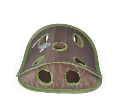 Cat Toy with Bell and Nine Holes for Fun Play