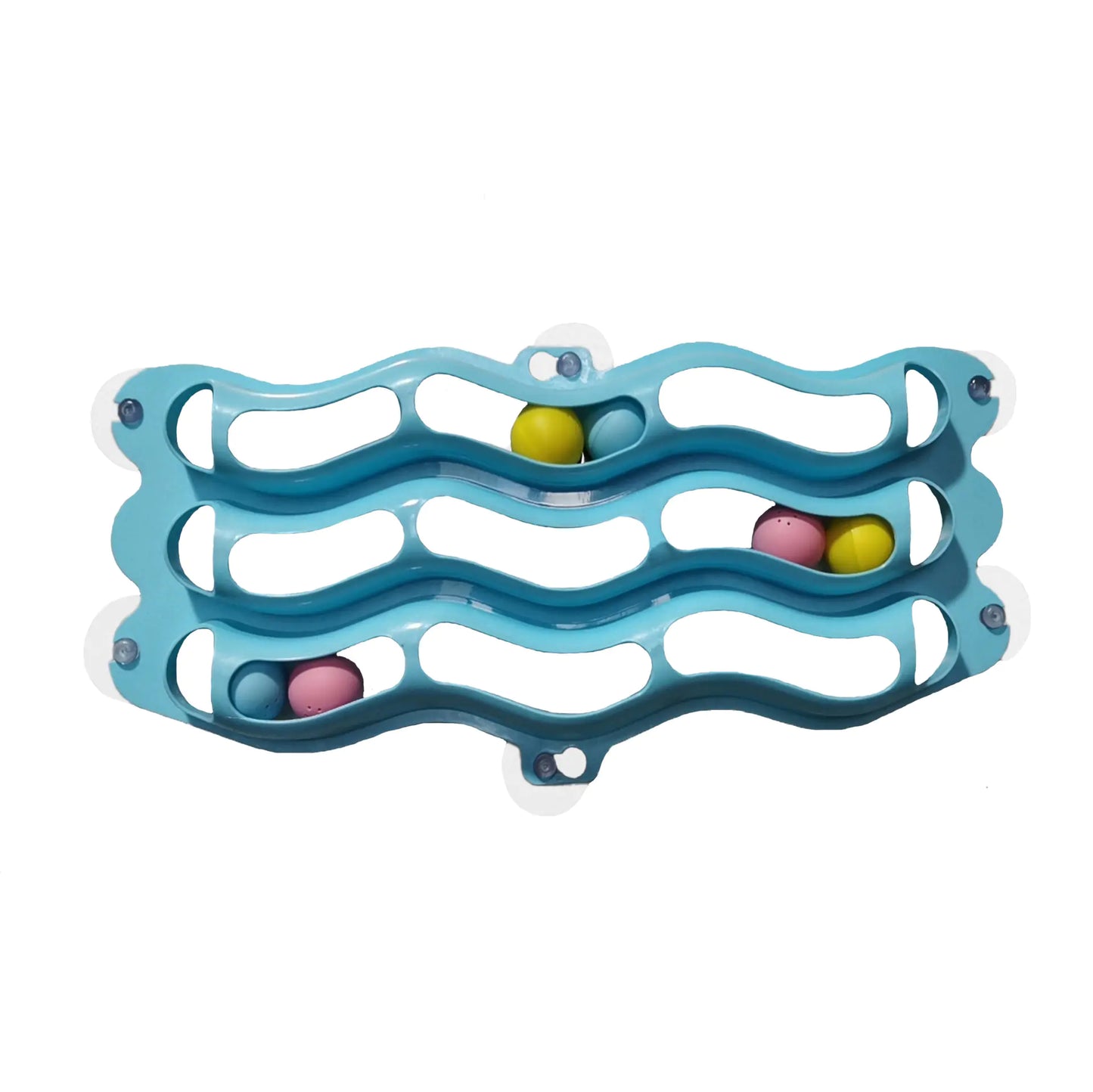 3-Tier Cat Suction Cup Window Track Toy for Cats