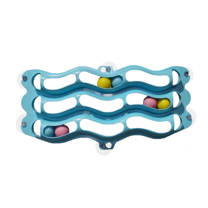 3-Tier Cat Suction Cup Window Track Toy for Cats