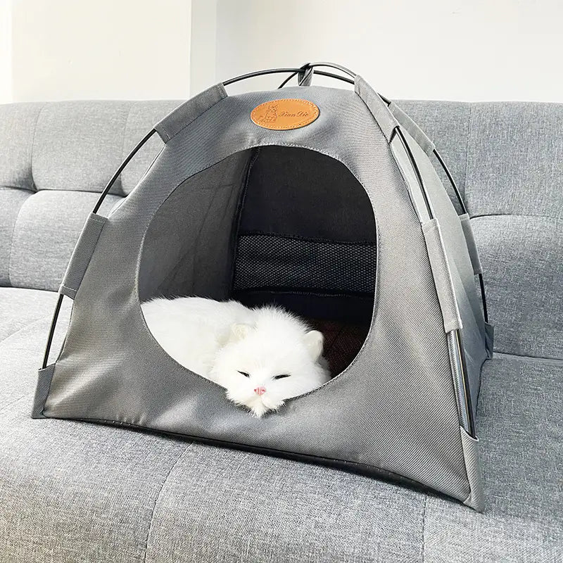Indoor Cat Tent with Cushion