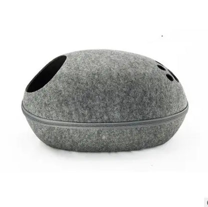 Cat Cave with Semi-Closed Design