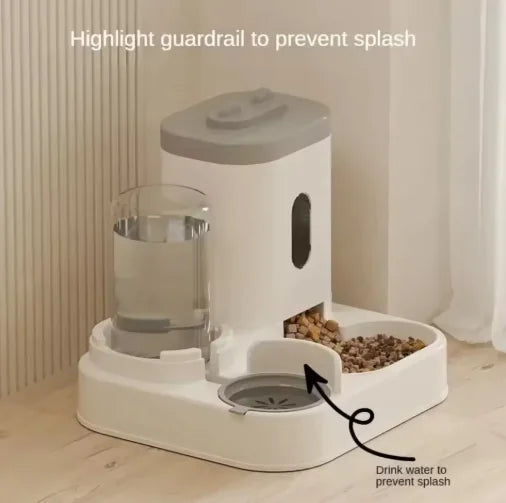 Automatic Pet Feeder and Water Dispenser Bowl