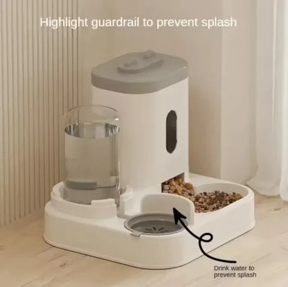 Automatic Pet Feeder and Water Dispenser Bowl