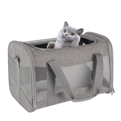 Pet crossbody bag mesh ventilation panel