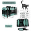 Pet carrier handbag in gray color