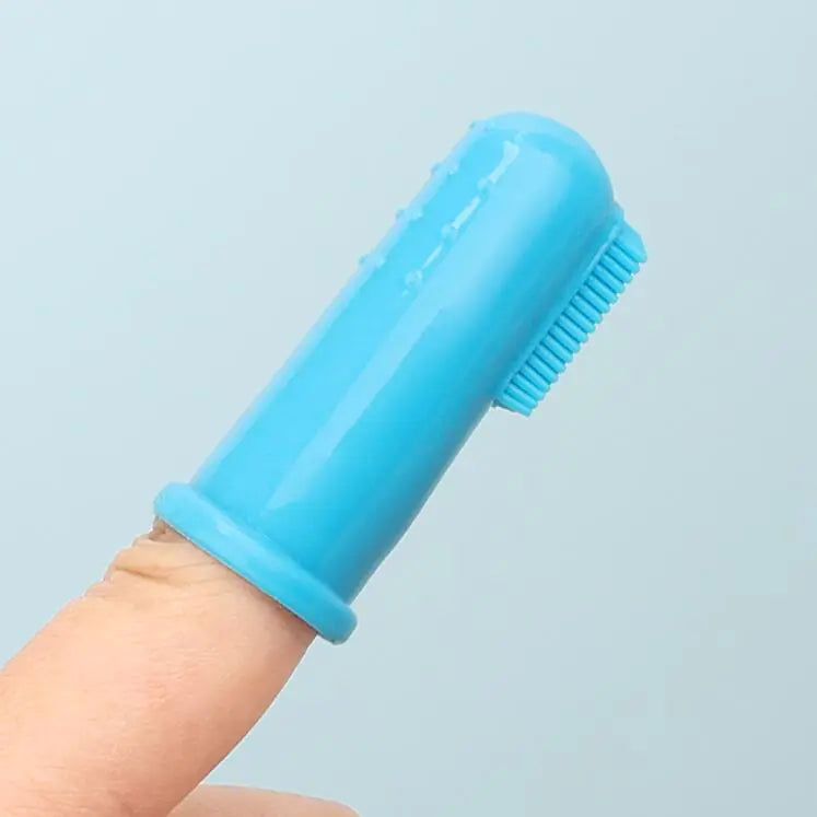 4pcs Pet Finger Toothbrush for Dog and Cat Oral Care