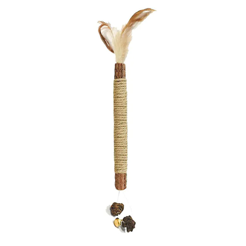 New Cat Dental Chew Toys with Insect Galls and Wood