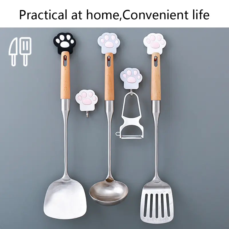 Creative Cat Claw Hanger Wall Towel Rack for Kitchen