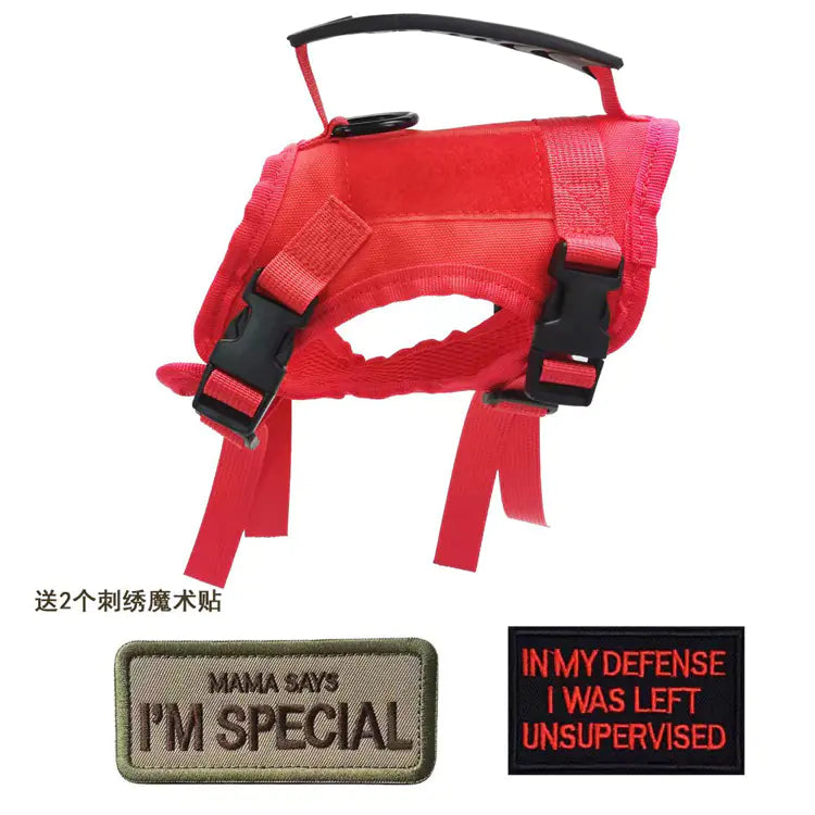 Adjustable Tactical Cat Harness with Leash