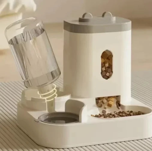 Automatic Pet Feeder and Water Dispenser Bowl