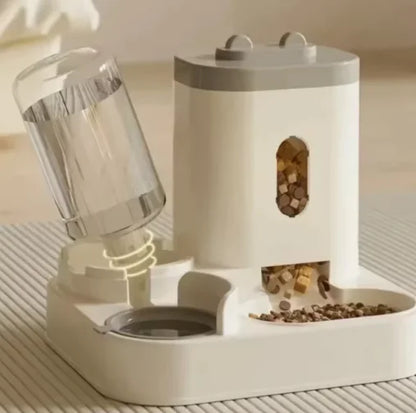 Automatic Pet Feeder and Water Dispenser Bowl