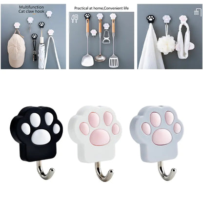 Creative Cat Claw Hanger Wall Towel Rack for Kitchen