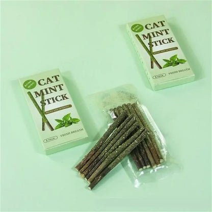 100% Natural Silver Vine Cat Chew Toys (6 Sticks/Box)