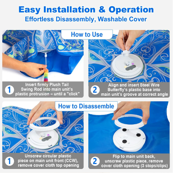 Automatic Rotating Electric Cat Toy