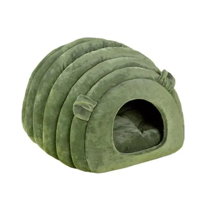 Warm Semi-closed Cat Bed Igloo Cave Sleeping Bag