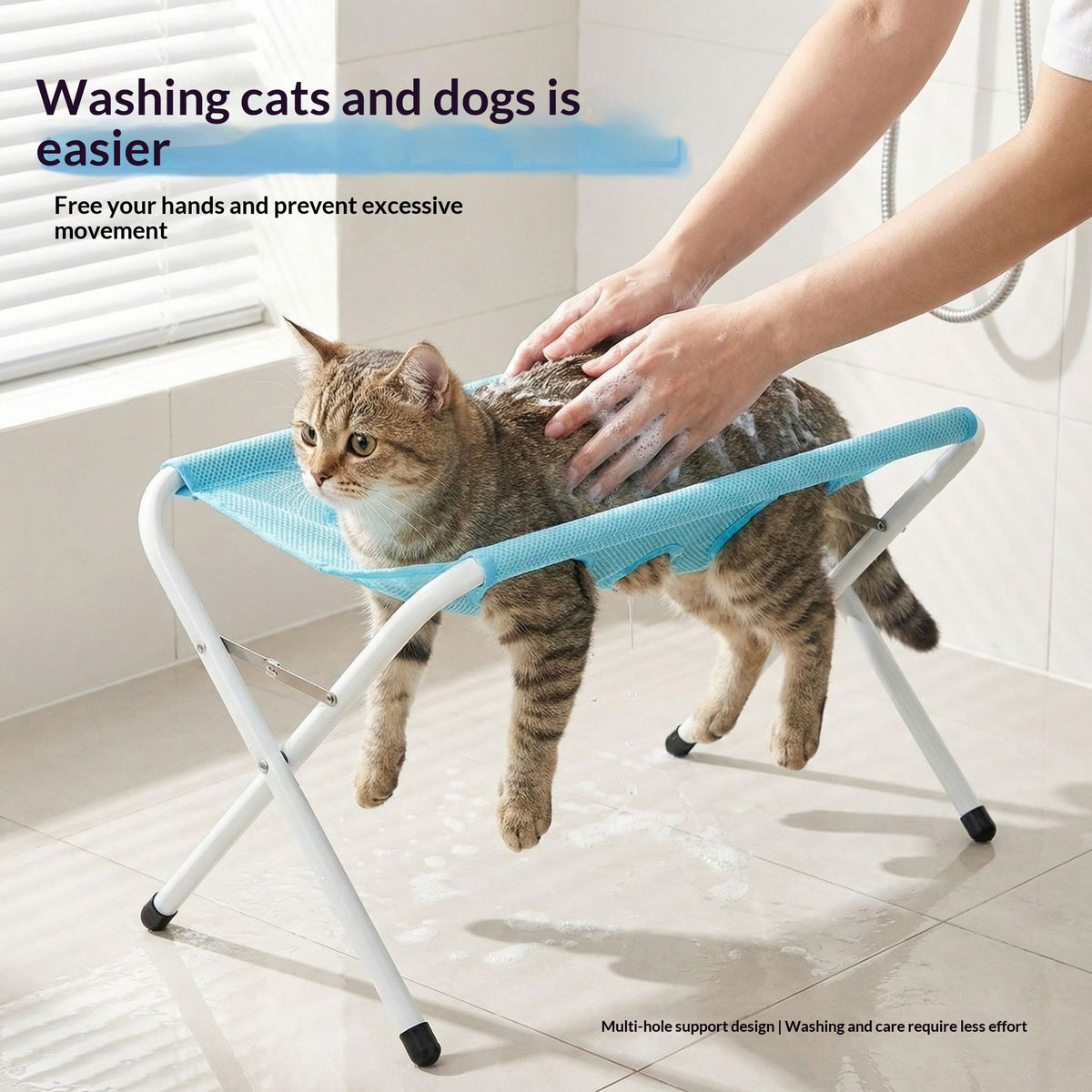 Foldable Pet Bathing Stand & Hammock