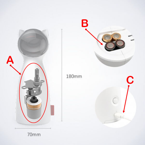 Kitty Beam Automatic Interactive Cat Laser Toy