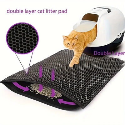 Anti-splash cat litter mat texture close-up
