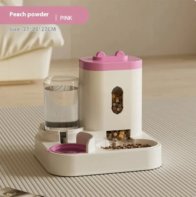 Automatic Pet Feeder and Water Dispenser Bowl