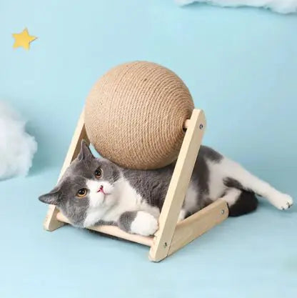 Wood Modern Cat Scratching Claw Board