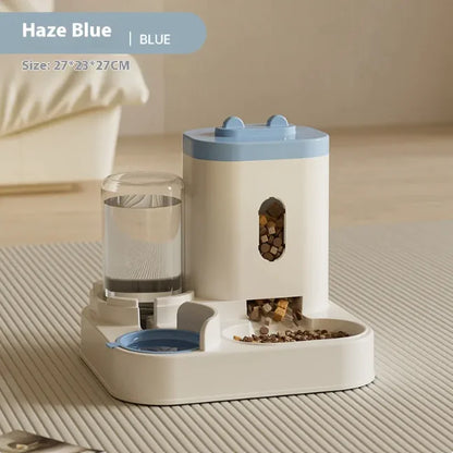 Automatic Pet Feeder and Water Dispenser Bowl