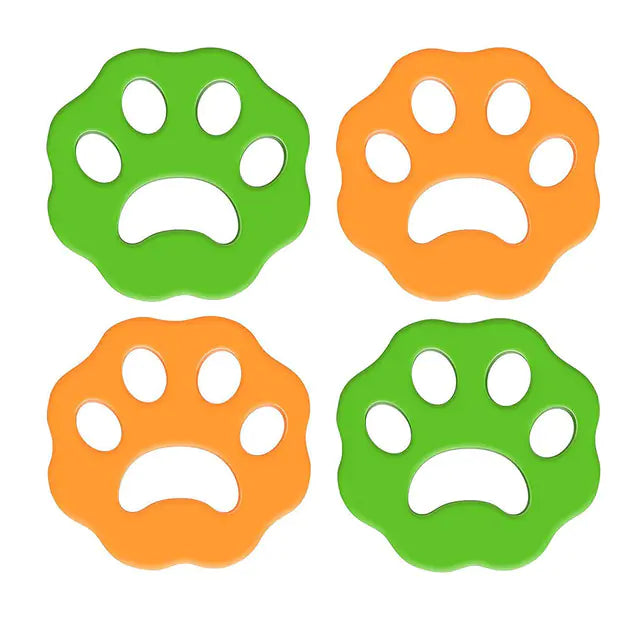 4pcs Reusable Pet Lint Remover for Clothes & Bedding