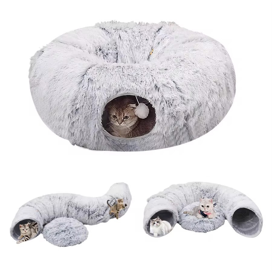 Cat Bed with Tunnel and Peephole – view 10