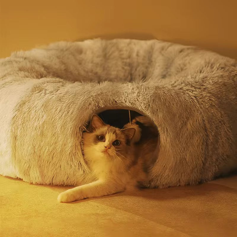 Cat Bed with Tunnel and Peephole – view 4