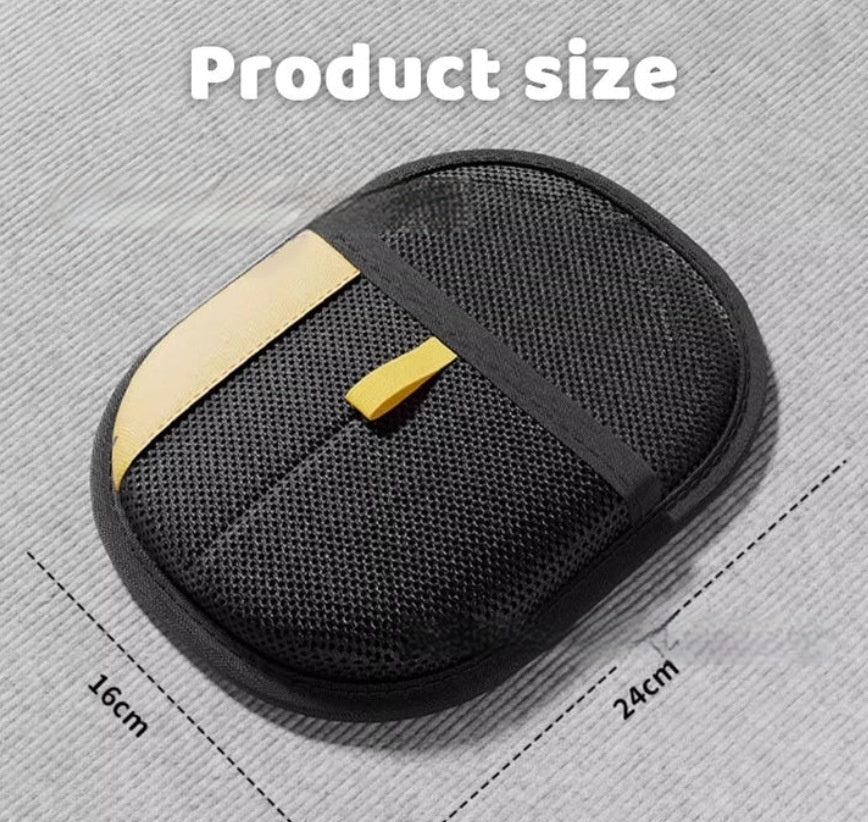 Cat hair remover glove silicone bristles close-up