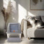 Stainless Steel Fully Enclosed Cat Litter Box Large