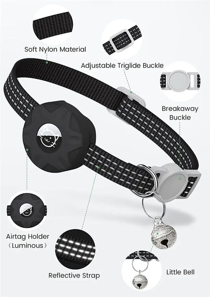 Apple AirTag Cat Collar Tracker