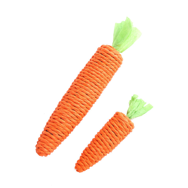 Carrot-Shaped Paper Rope Cat Toy – view 5