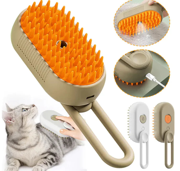 3-in-1 Cat Steam Brush