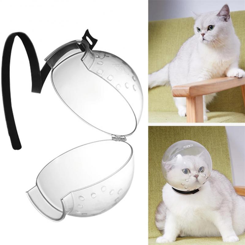 Transparent Cat Grooming Mask – view 2
