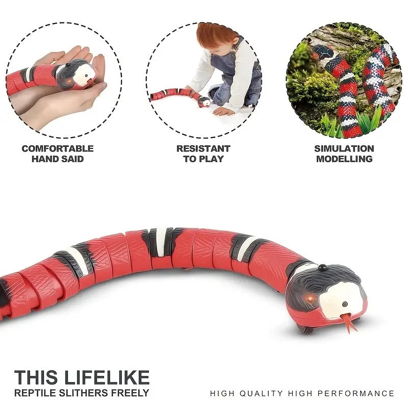 Interactive snake toy for cats – view 2
