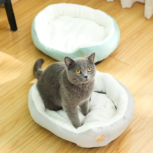 Washable Round Pet Kennel for Cats and Dogs