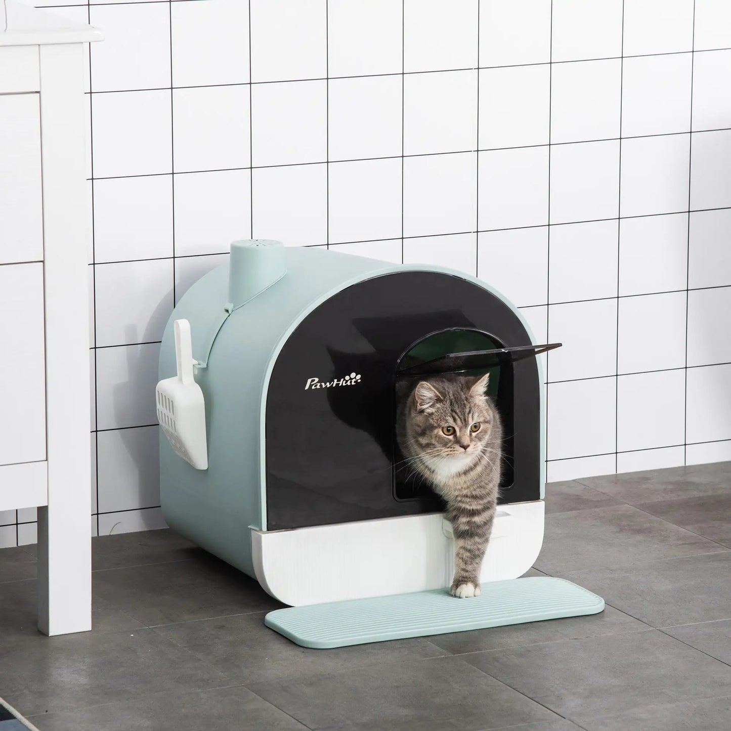 Cat Litter Box With Lid Tray