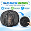 Foldable pop-up portable cat playpen tent Black 
