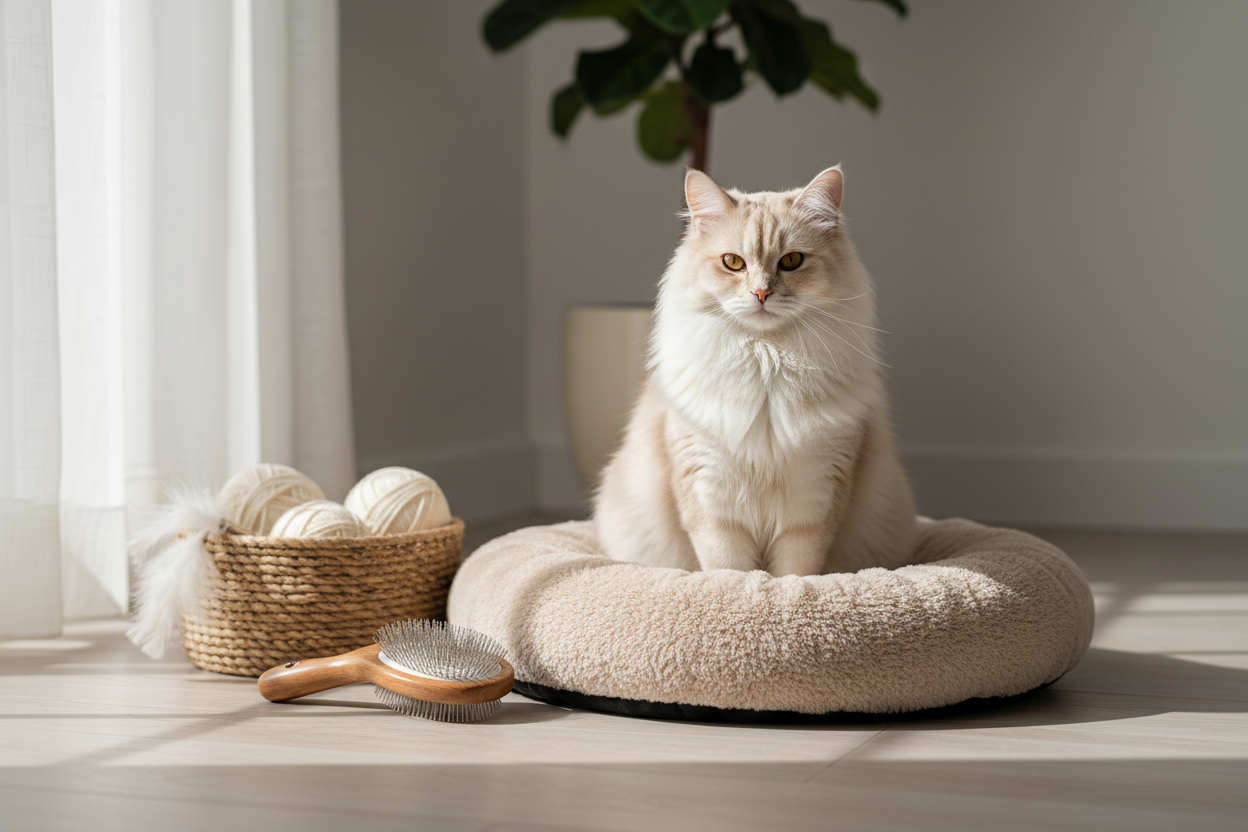 Premium Cat Lifestyle Product Photography